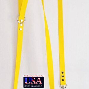 BioThane Dog Leash with Accessory Ring Weatherproof